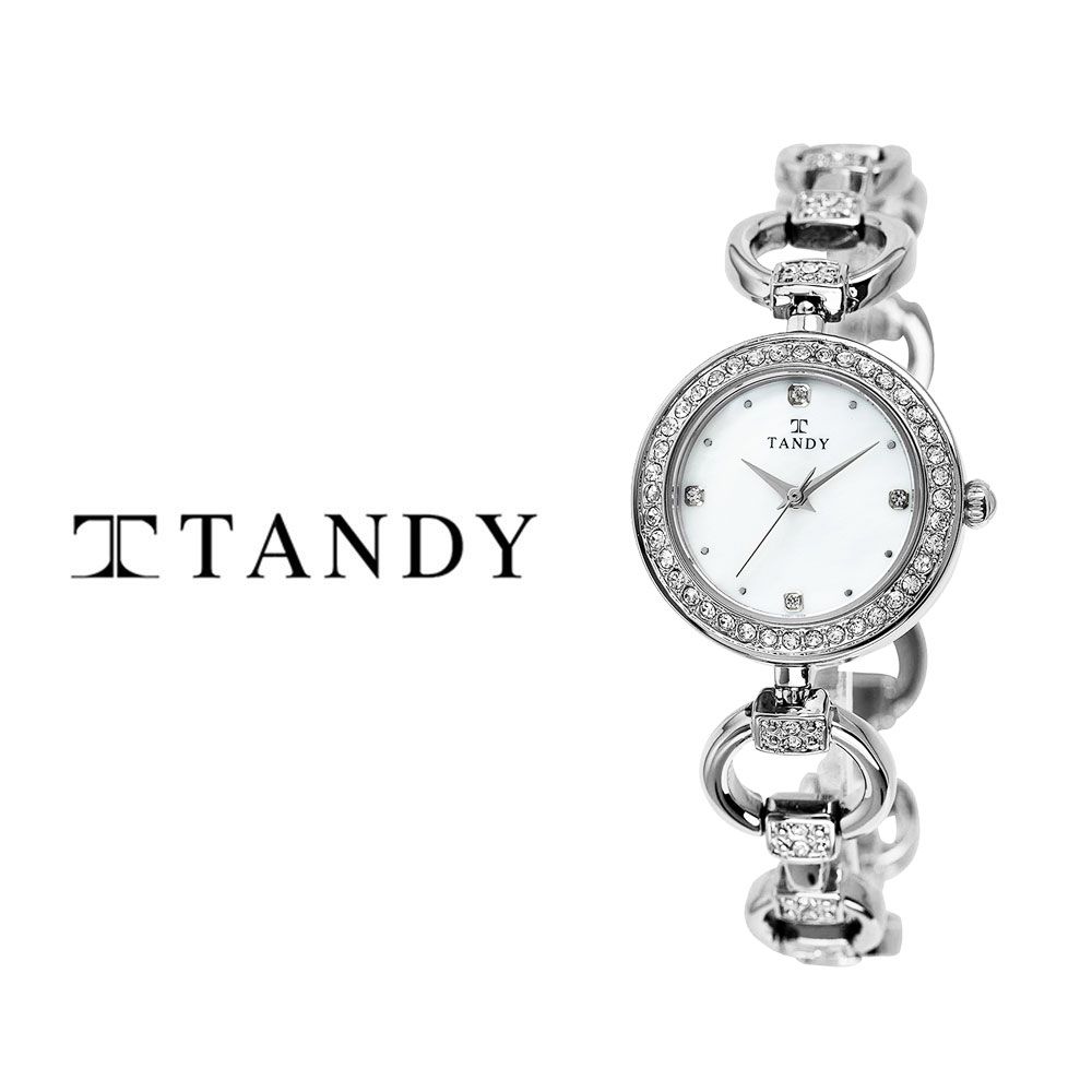 [TANDY] Women's Metal Band Watch T-4016 – Japan Movement, Water Resistant, Mineral Glass for Elegant and Durable Timekeeping